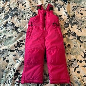 Toddler Cherokee Dark Pink Snow Pants - Sz 2T